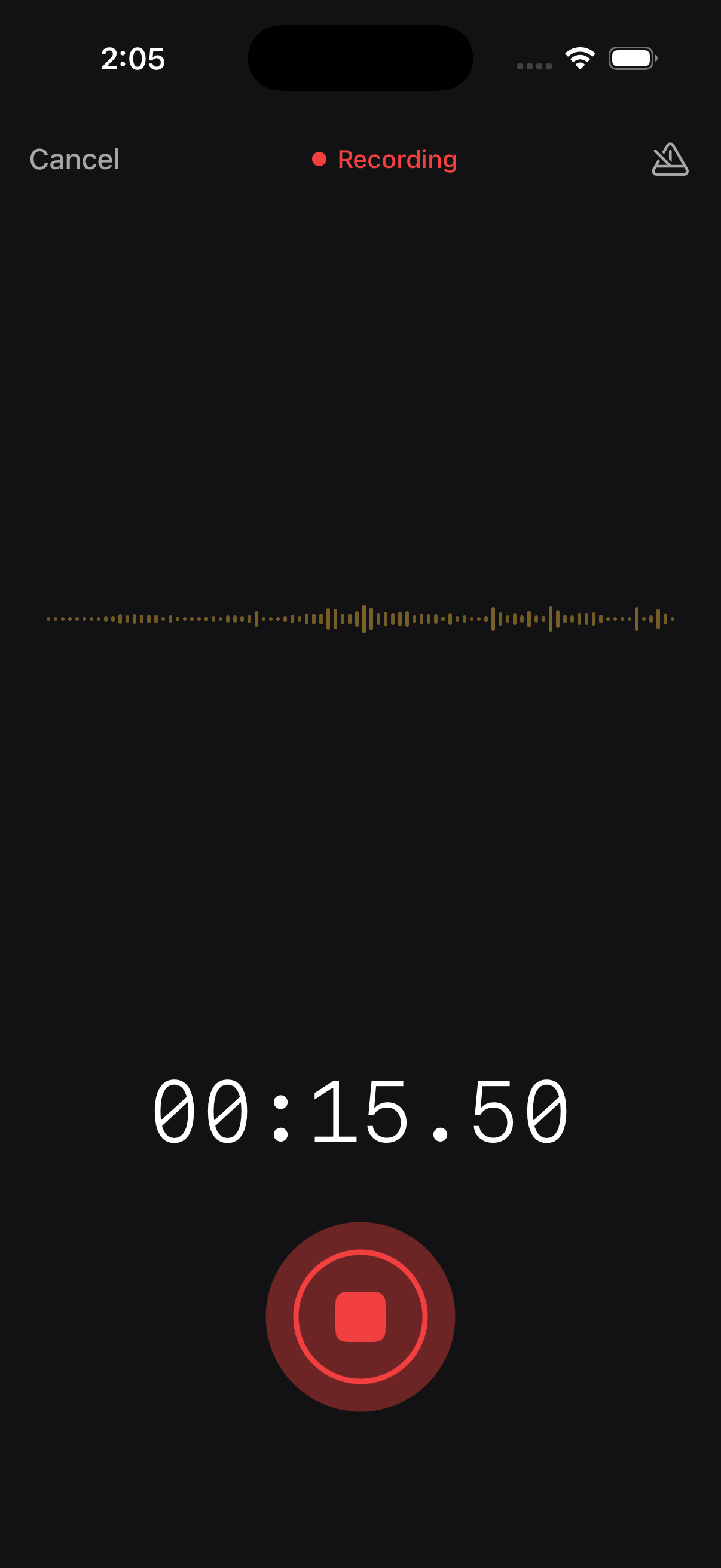 Good Take recording view